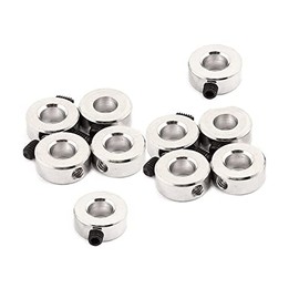 YXQ Plane Landing Gear Wheel Stop 0.2"/5.1mm Wheel Collar for RC Airplane Model Aircraft(10-Pack)