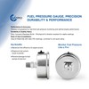 CARBO Instruments 1-1/2" Fuel Pressure Gauge, Stainless Steel Case 304,