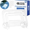 Windscreen Parking Permit Holder, 8 Pieces, Transparent, Holder with Suction