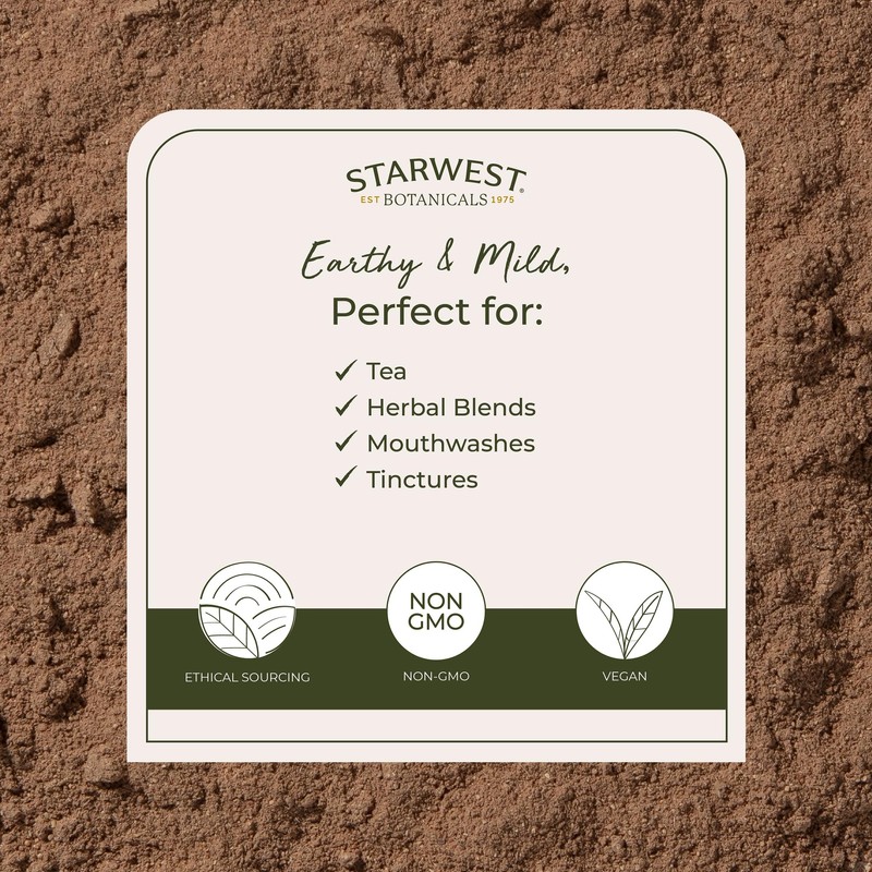 Starwest Botanicals White Oak Bark Powder Organic - Dried Herb