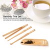 4 Pieces Tea Set Bamboo Natural Bamboo Tea Set Teaspoon
