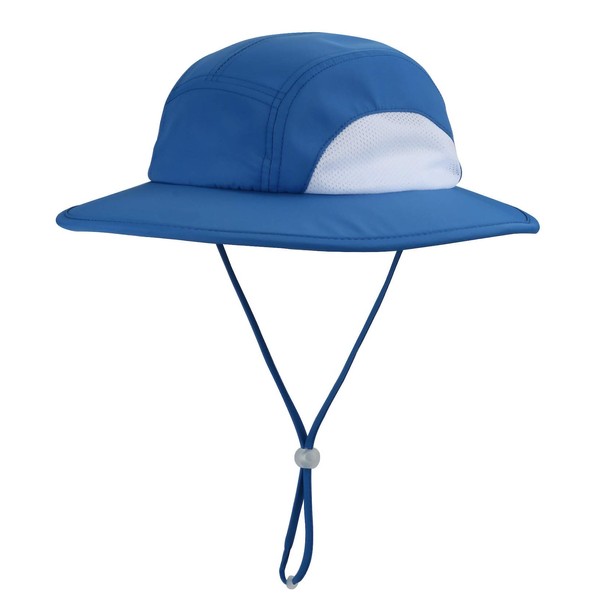 Home Prefer UPF50 + sombrero de ala ancha para el sol, protección UV, Azul, Small