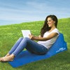 Oliphant Lazy Wedge Beach Lounger with Inflatable Backrest in Grey