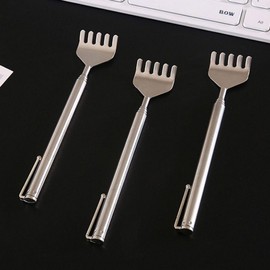 Stainless Steel Antenna Portable Back Scratcher Hyojason Mini Massage Stick Foldable Portable Light Antenna Light Length control 10ea