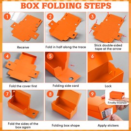 Fullhawl 12 Sets Mini Sneaker Boxes for Party Favors Small Gift Case Mini Shoe Gifts Boxes with Editable Label Keychains Small Ball Bracelets Stickers for Sport Basketball Party Supplies (Orange)