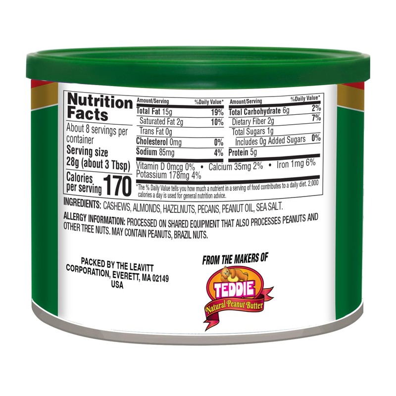 Teddie Premium Selection Extra Fancy Mixed Nuts 8oz.