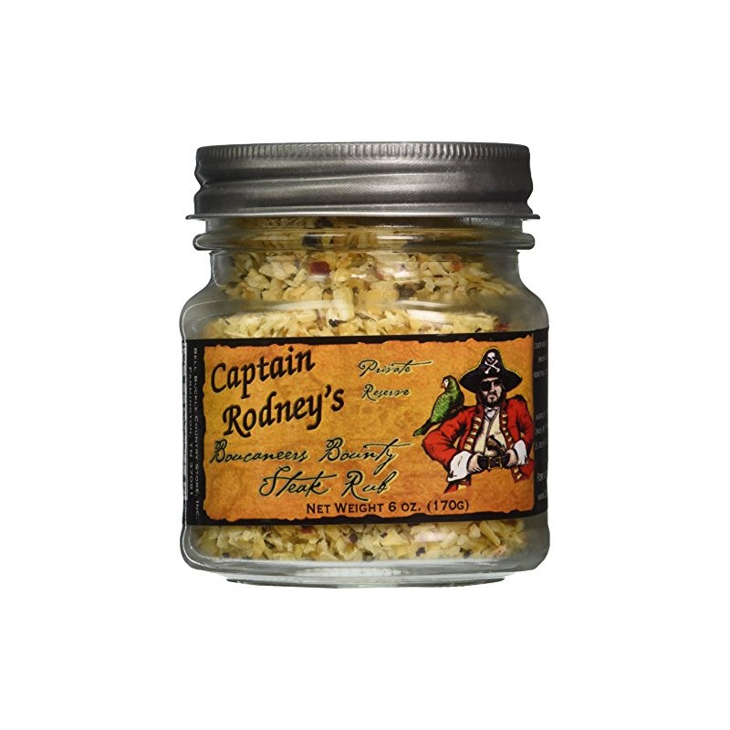 Captain Rodney's Private Reserve Boucaneer's Rub, Bounty Steak, 6.0 Ounce
