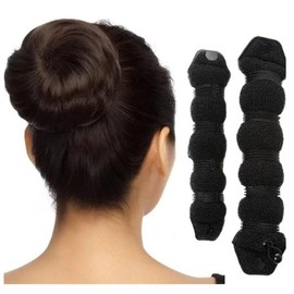 Large Hair Roller Magic Sponge Donut Hair Braiding Tool Large Magic Sponge Brown SE01061 100ea