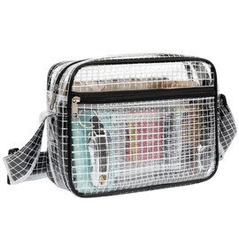 ideastore Clean Room Bag, Transparent Bag, Clean Bag, Small, Lightweight, Simple Type, Transparent Shoulder, clear