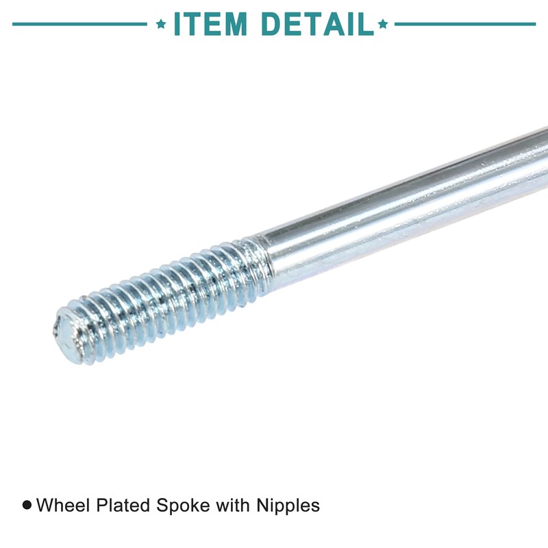 ACROPIX Motorcycle Scooter Wheel Plated Spokes Set 150mm Length with