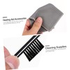 FOMIYES 1set Hearing Aid Cleaning Kit Includes Cleaning Brush Rods