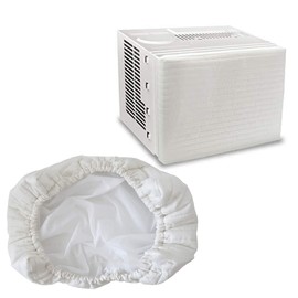 LIFKOME Air Conditioning Ductless Cover Indoor Air Conditioner Case Double Insulation Cooling Fan Windshield for Home
