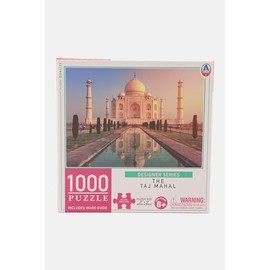 Arrow 1851 The Taj Mahal 1000 Piece Puzzle for Adults & Kids | 27 x 20 Inch Jigsaw Puzzles Game with Extra Thick Pieces That Fit Together Easily | Made from Recycled Paper | Bonus Poster Included