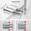 Double Push to Open Door Latch, 2 Pack Magnetic Push