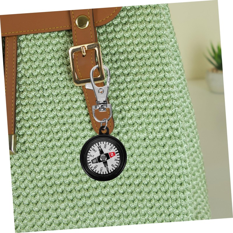 Outanaya Compass Keychain Set for Hiking 2pcs Mini Compass Scale