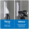ICC Cable Pass-Through Wall Plate (1 Pack), Single Gang, ABS
