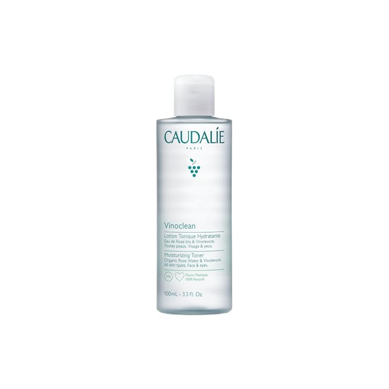 Caudalie Vinoclean Moisturizing Toner with Rose Water - 100 mL