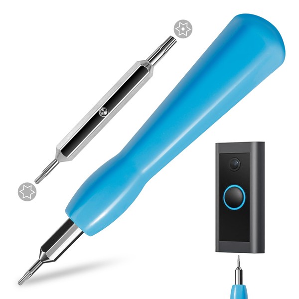 Doorbell Screwdriver Replacement - Double-Ended T6 T15 Security Screws Spare