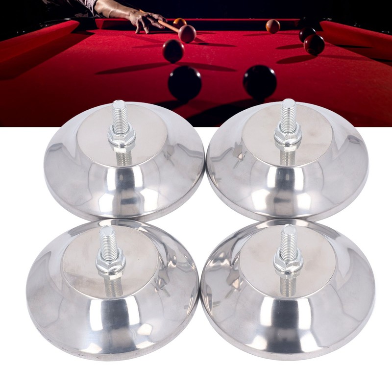 4 PCS Billiard Pool Table Leg Levelers 5 Inch Adjustable