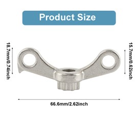 Ragyzity Bike Crank Removal Tool, Crank Extractor with Safety Hook Repair Safety Hook Bottom Spanner Adjusting Cap Extractor Fit for Shimano Hollowtech II