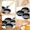 Sunicon 4 Cup Eggs Pan, Cast Iron Fried Egg Pan,
