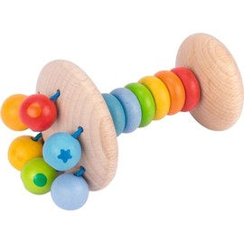 GF Elastic Handle Rattle Rainbow
