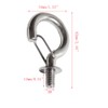 bjsdkff Stainless Steel M8/M10 Storage Hook, 4 Pieces, Heavy Duty,