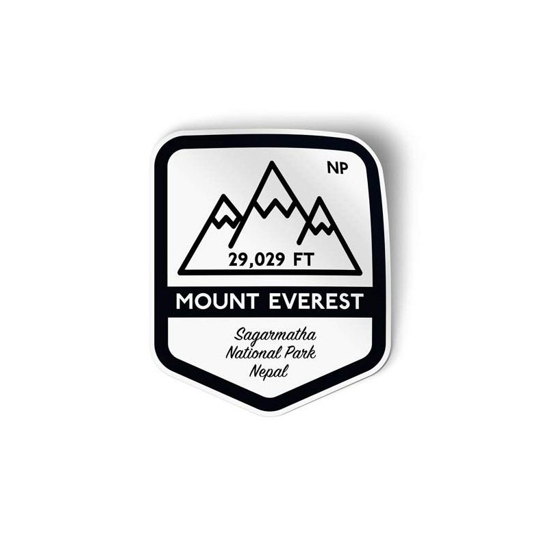 Squiddy Mount Everest - Vinyl Sticker for Car, Laptop, Notebook