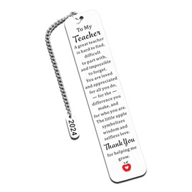 Teacher Gifts Unique Teacher Appreciation Gifts Bookmarks for Women Men Best Teacher Gifts End of The Year Teacher Gifts Retirement Gifts for Teacher Teacher Christmas Gifts Teacher Valentine Gift