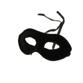 Zac's Alter Ego Unisex Classic Velvet Venetian Style Masquerade Mask with Trim