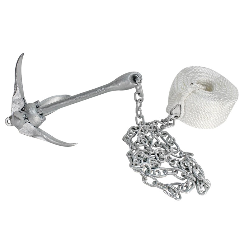 Extreme Max 3006.6705 BoatTector Complete Grapnel Anchor Kit for Small
