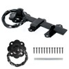 Garden Gate Accessories Metal Fixing Latch T Hinges Spring Closer