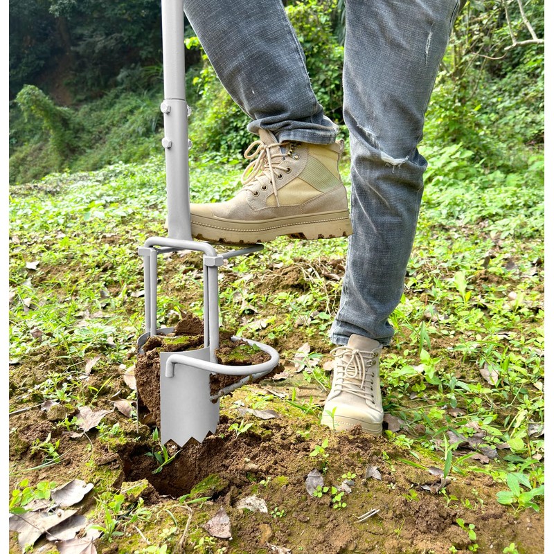 Updated Bulb Planter Long Handle for Digging, 5-in-1 Lawn and