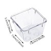 QUINTRA Clear Plastic Drawer Organizer Set, 4 Sizes, Desk Drawer