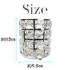 Crystal Cylindrical Makeup Brush Case Stand for Home Decor Makeup