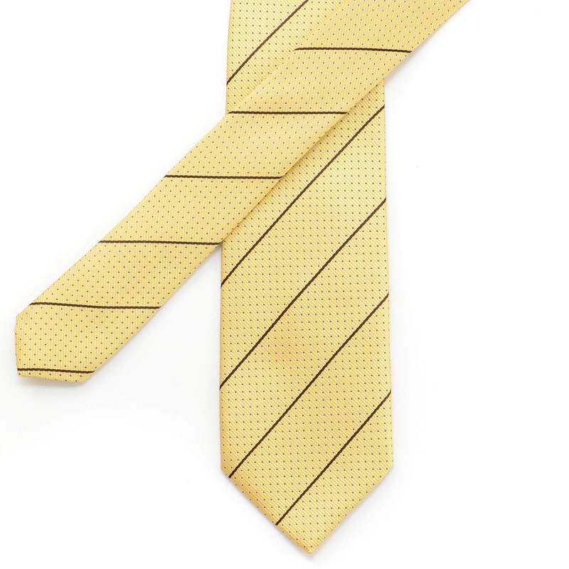 MICHI CORONDON Brand Necktie, Made in Japan, Silk, Jacquard Woven,