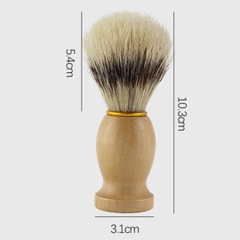 Amagogo Men Shaving Brush Beard Cleaning Travel Rich and Fast Lather Shaving Cream Hand Crafted Wood Handle Hair Salon Shave Brush