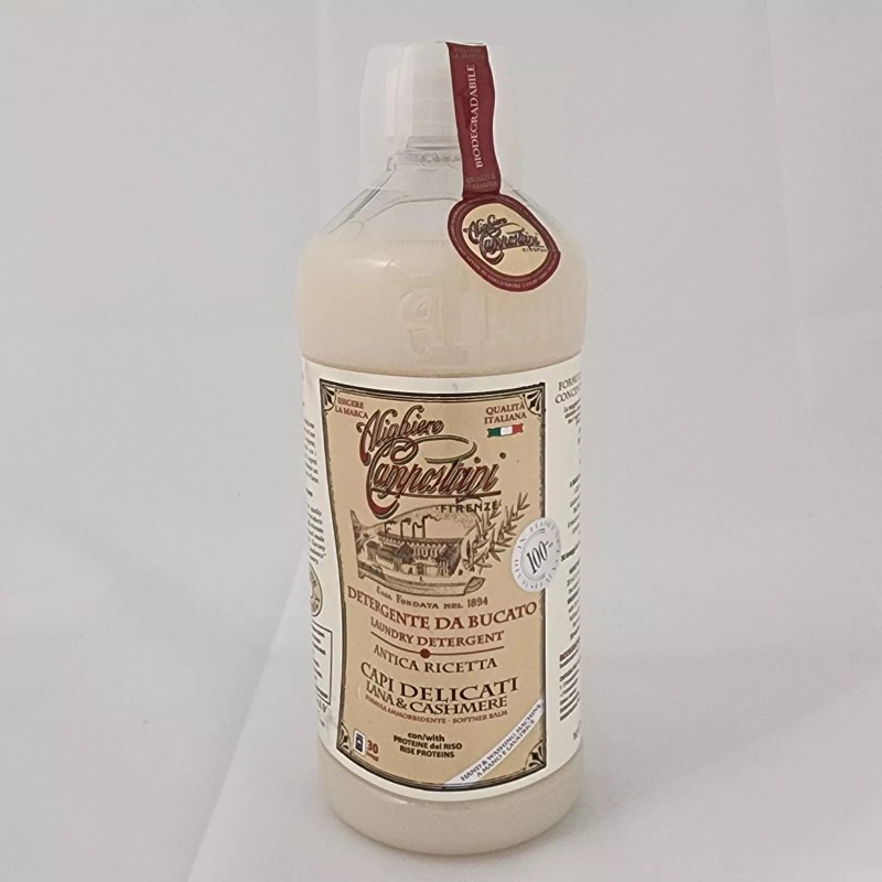 Alighiero Campostrini Cashmere, Wool Delicates Shampoo Detergent 33oz Made Italy