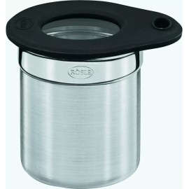 RÖSLE Rosle Jar with Silicone Glass Lid 18/10 Stainless Steel 16551 Rösle 3.38oz
