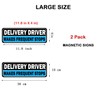 Delivery Driver Car Magnet, Delivery Magnetic Car Door and Bumper