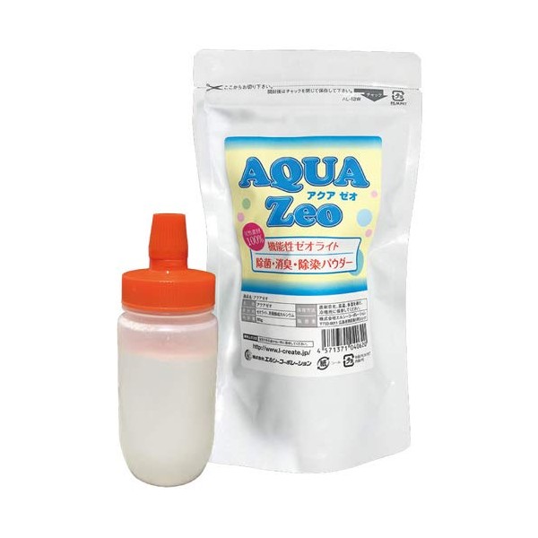 Aqua Zeolite, Disinfecting, Deodorizing, and Disinfecting Powder, Functional Zeolite, 2.8 oz (80 g)