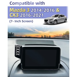 Car Phone Mount for Mazda CX-3 2016 2017 2018-2020 2021 /Mazda 3 2014 2015 2016 Accessories 7-Inch Screen Compatible with Magsafe 360° Rotation Phone Cradles Car Phone Holder Not Affect Air Vent