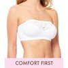 Carole Martin Women's Strapless Comfort Bra White 38