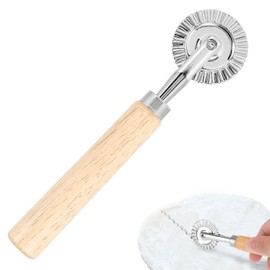 Ravioli Cutter Wheel, Pasta Cutter Wheel for Dumpling Lace Cookie Pasta Noodle Dough,Zinc Alloy Noodle Making Cutter, Edge Molds Home Attachment Kitchen Gadget