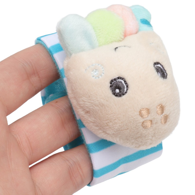 4pcs Baby Rattle Socks Cute Octopus Shape Soft Light Adjustable