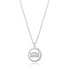 Philip Jones Silver Plated Filigree Disc Little Sister Necklace