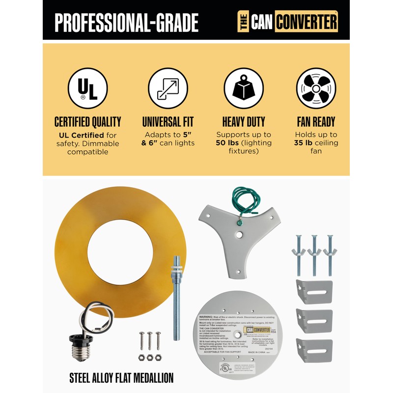 The Can Converter R56 Recessed Can Light Conversion Kit w/