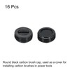 sourcing map Carbon Brush Holder Cap Motor Electric Brush Plastic