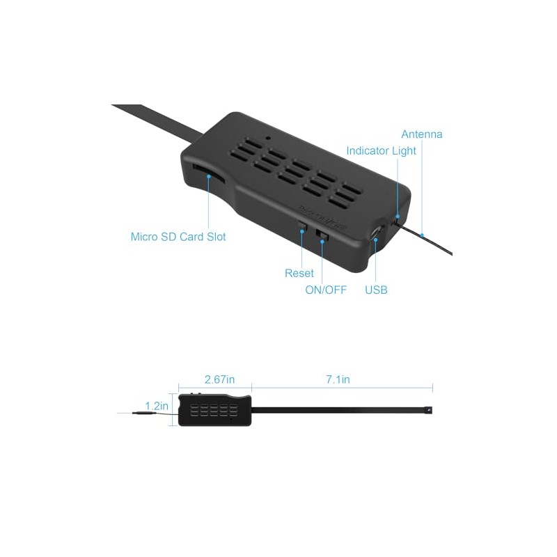 HiSpyCam Módulo DIY Mini Cámara HD 1080P Pequeñas Cámaras de