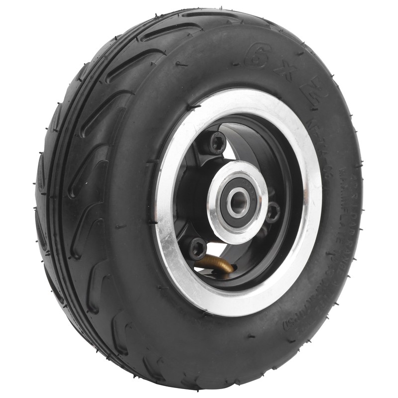 6x2 Pneumatic Wheel Inflatable Air Tire with Aluminum Alloy Hub